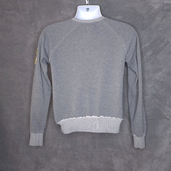 Universal Studios Hufflepuff Sweatshirt XS Harry Potter Crew Neck Embroidered - Picture 3 of 6